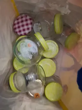Lot 12 pots a confiture vide