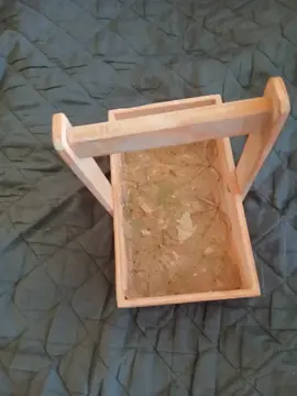 panier en bois avec anse 12 x 20 cm