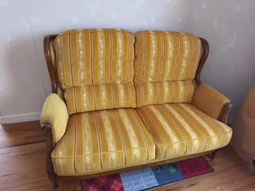 canapé 2 places et fauteuil