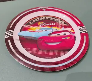 assiette "Cars" en plastique