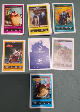 cartes Carrefour Dreamworks au choix