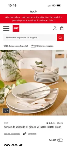donne urgent assiettes couverts