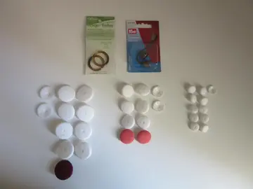 Boutons à recouvrir