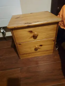 table de nuit chêne