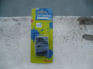 Cartouches encre bleue