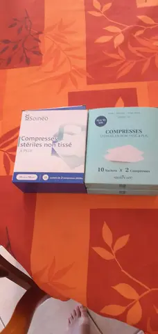compresses stériles