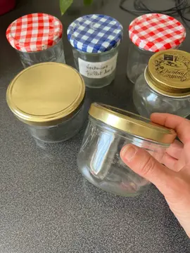 pots en verre à confiture ou conservation