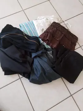 lot taille 36 pantacourts jupes robes