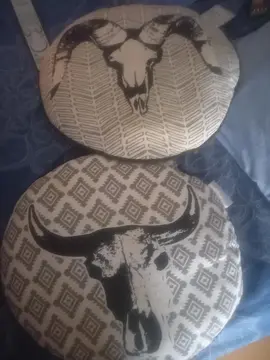 2 coussins rond
