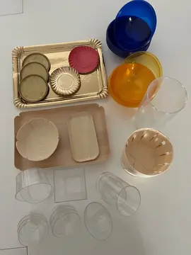 Lot de vaisselle jetable