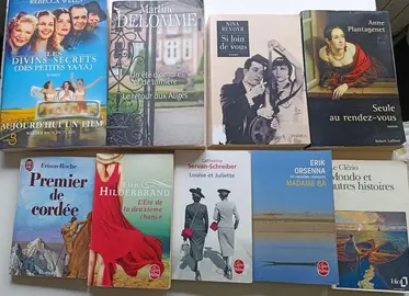 Livres : romans, biographies ...