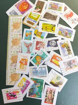 lot unique vrac timbres France 24/05..