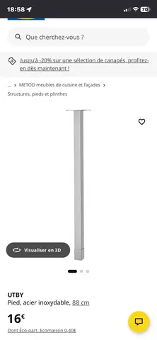 pied UTBY IKEA