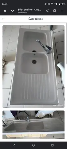 évier cuisine