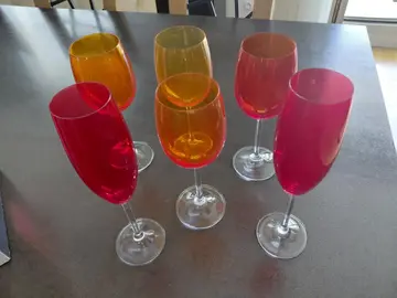 Verres à pied