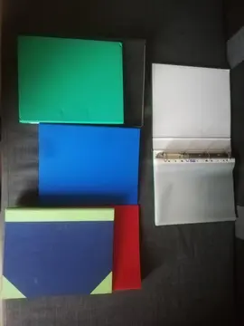 Classeurs + feuille plastique