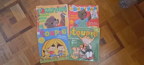 lot de livres enfants Pom d'Api et Toupie
