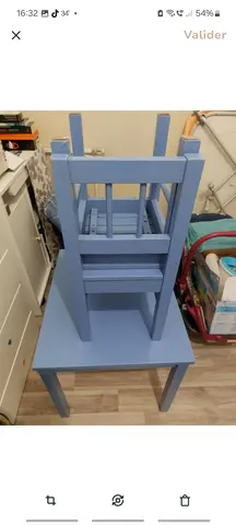 Table et 2 chaises