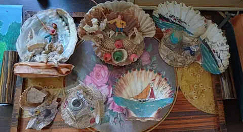 Objets vintage en coquillage