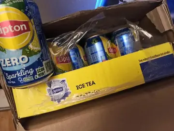 Ice tea pétillant sans sucre