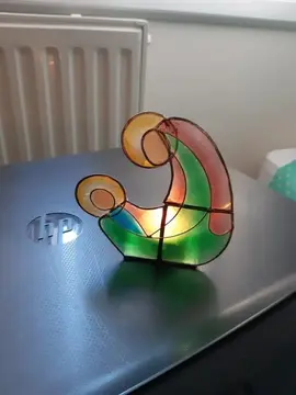 photophore en vitrail