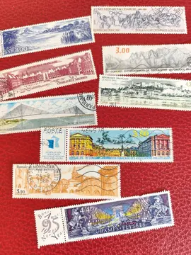 lot unique timbres Français ''longs''''