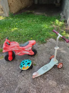trotinette et moto enfant