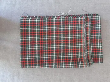 Coupon de tissu écossais neuf