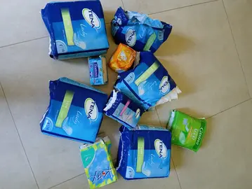 serviettes, tampons à donner