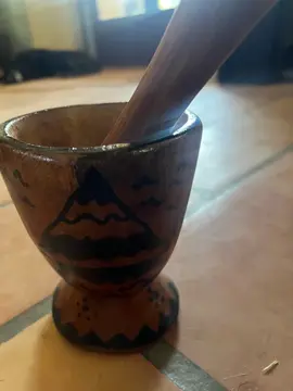 mortier à épices avec pilon