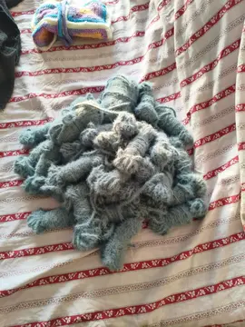 Lot de pelotes bleues