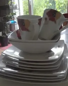 Service assiette porcelaine