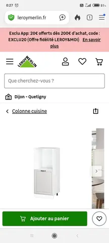 meuble bas pour fout