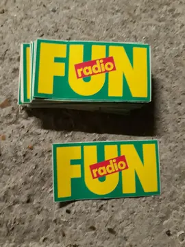 autocollant fun radio