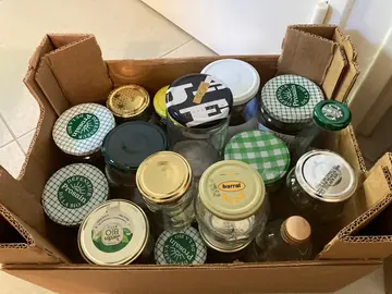 Lot de bocaux en verre toutes tailles