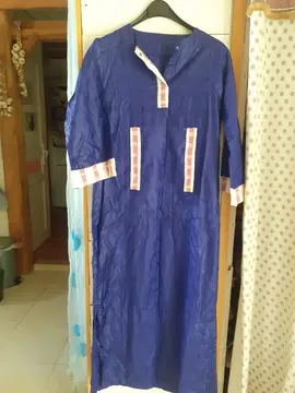 robe artisanale violette taille 40