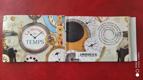 carnet de timbres vides, la mesure du temps, lot 250