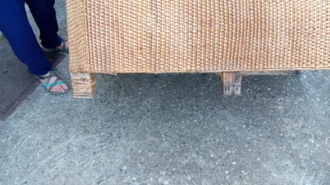 canapé en rotin