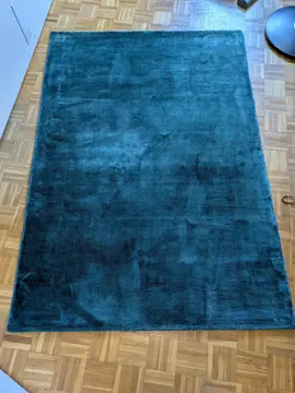 Tapis bleu