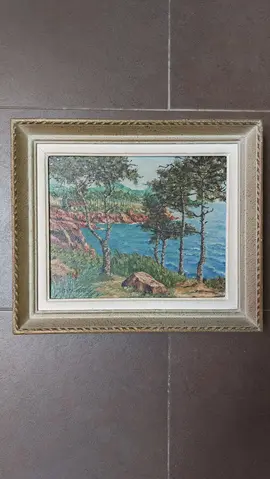 2 peintures : paysages de Méditerranée