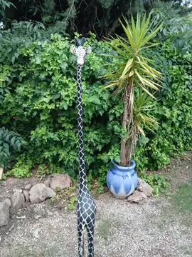 girafe en bois