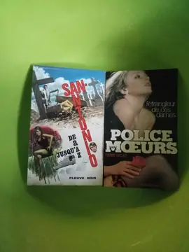 Livres policiers "San Antonio" & "Police des mœurs" & Harlequin"