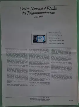 Timbres - 1984 - noticed philatéliques (lot 17)
