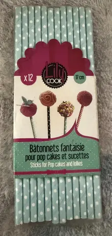 bâtonnet pour pop cake - neuf