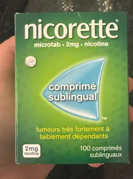 nicorette comprimés sublinguaux
