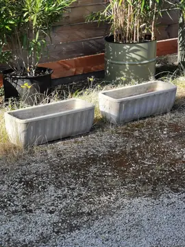 Jardinières béton