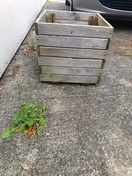 bac en bois