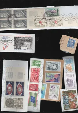 Donne lot timbres France lot 2