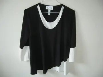 Haut noir/blanc T38