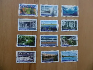 Série complète timbres Notre planète bleue 2022